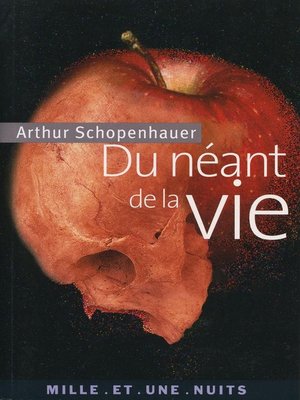cover image of Du néant de la vie